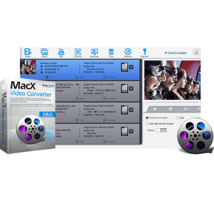 MacX Video Converter Pro – Convert, Edit, Record & Resize Videos