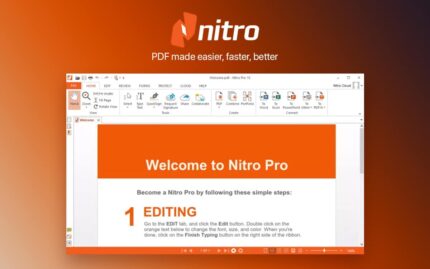 Nitro Pro PDF Editor 14- Document management- create – protect – convert