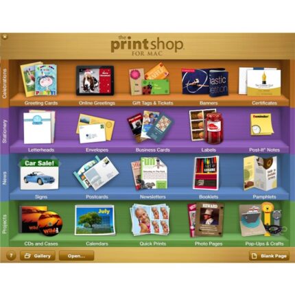 The Print Shop – Design stunning print projects – for MAC